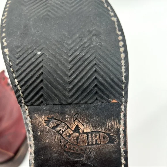 RARE Freebird by Steven Women's Size 8 Charlie Combat Boots Leather - Picture 7 of 14